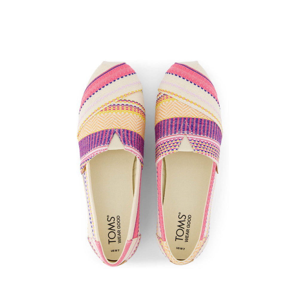 Alpargata Sunset Woven Stripes Top View