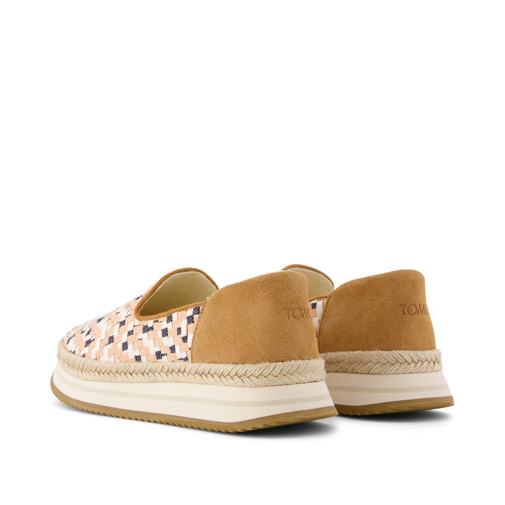 Jocelyn Tan Denim Espadrille Sneaker Back View