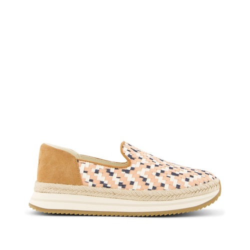 Jocelyn Tan Denim Espadrille Sneaker Side View