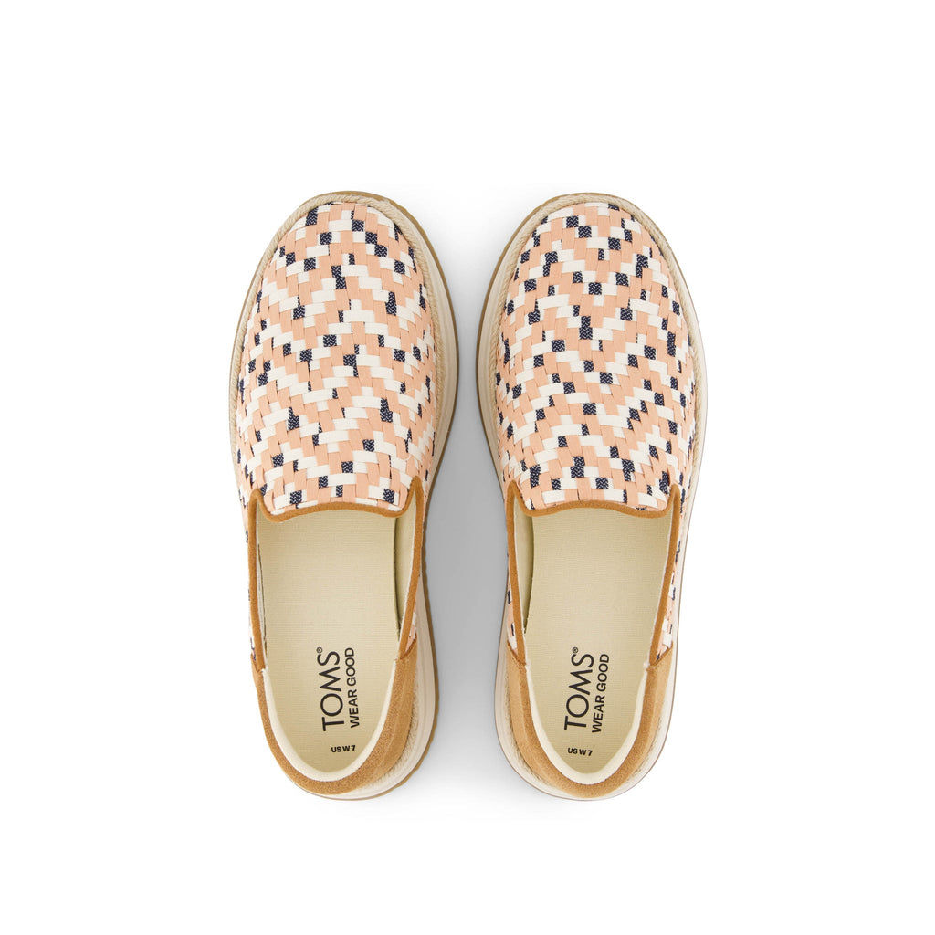 Jocelyn Tan Denim Espadrille Sneaker Top View