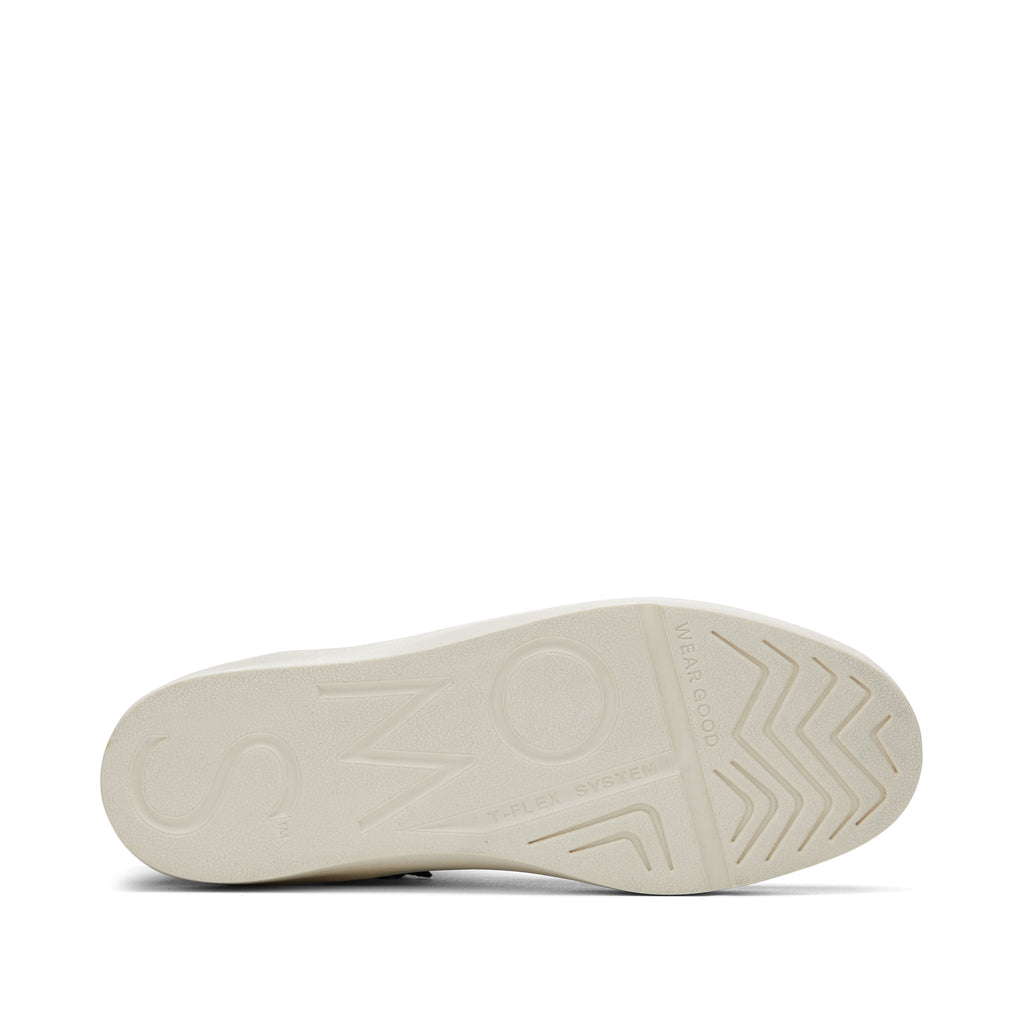 Verona Mid Black Suede Platform Sneaker Bottom Sole View