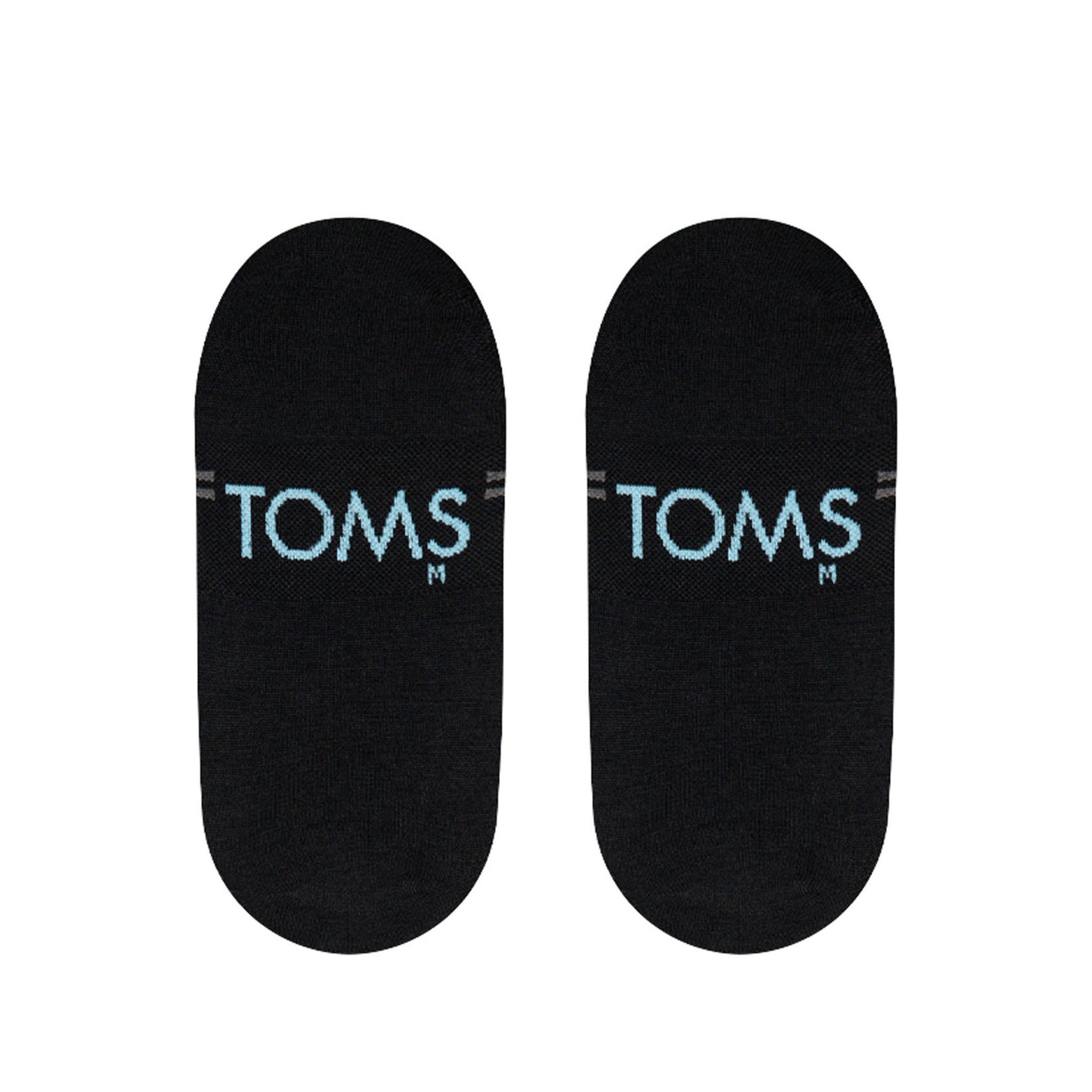 Ultimate No Show Black Cashmere Socks Back View