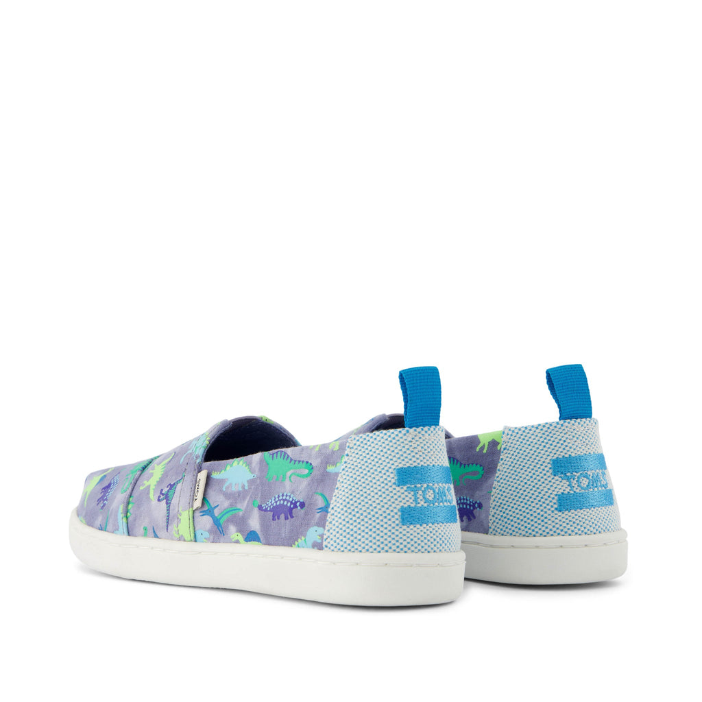 Youth Alpargata Dino Kids Shoe Back View