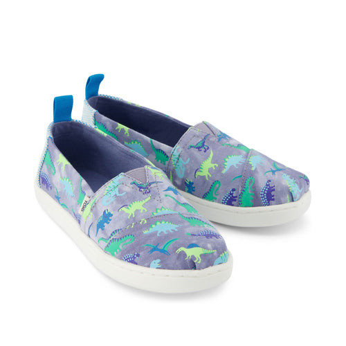 Youth Alpargata Dino Kids Shoe Front View