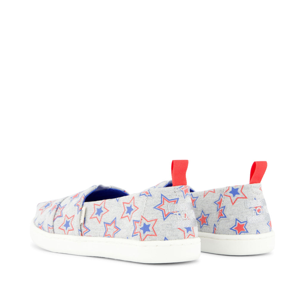 Youth Alpargata Glow in the Dark Stars Kids Shoe Back View