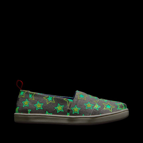 Youth Alpargata Glow in the Dark Stars Kids Shoe Side View