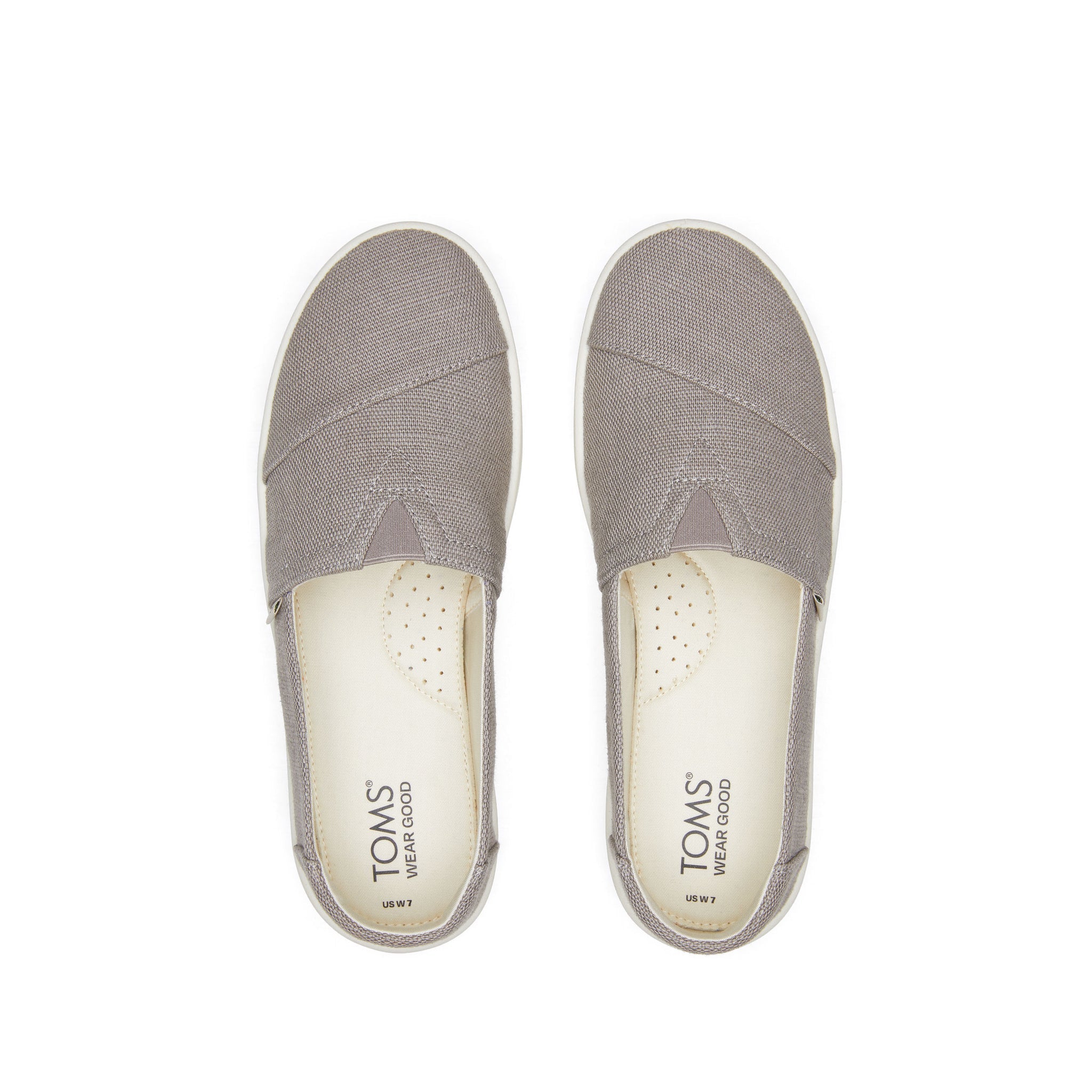 Verona Grey Slip On Sneaker Top View