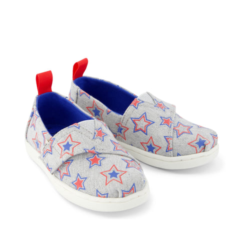 Alpargata Glow in the Dark Stars Toddler Shoe Front View