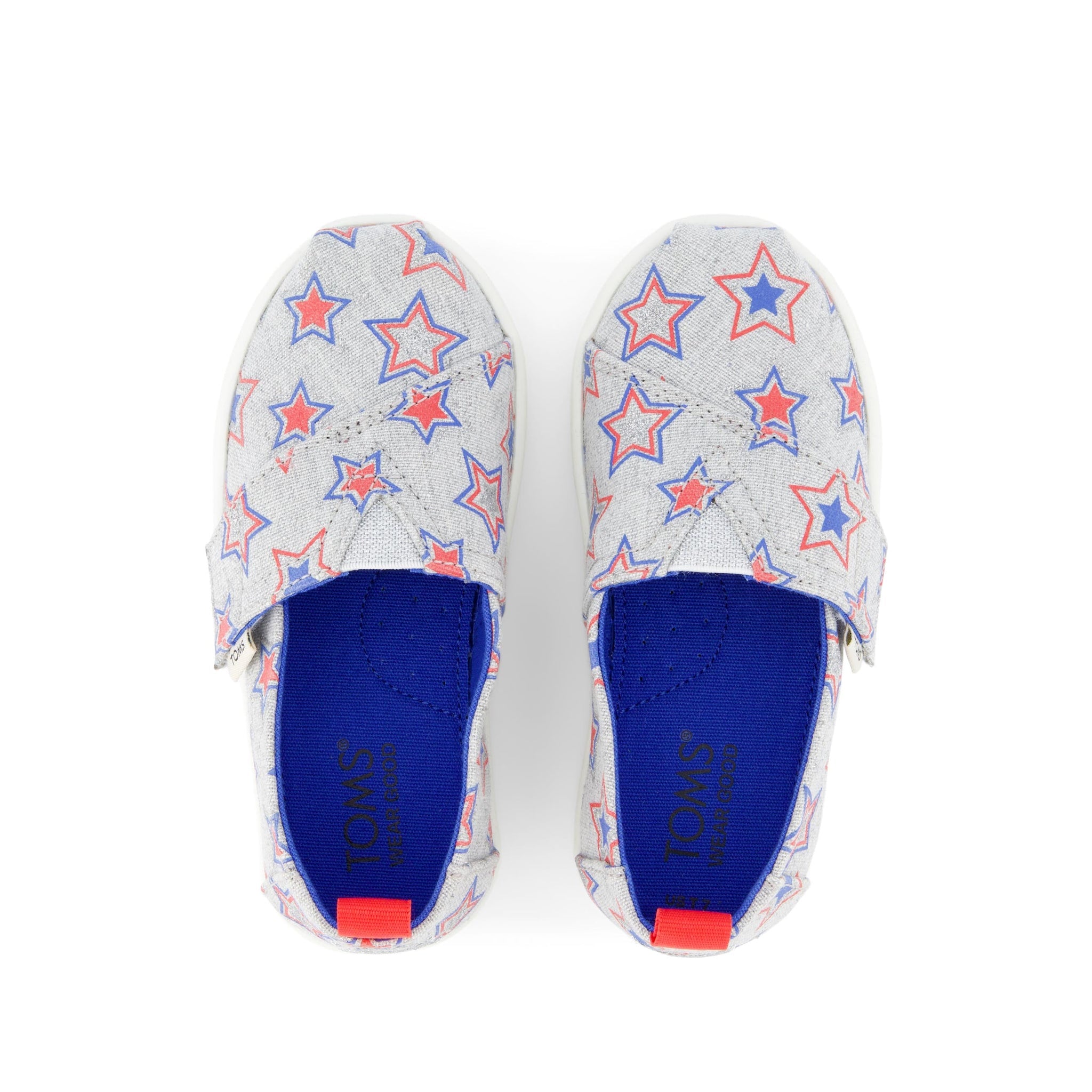 Alpargata Glow in the Dark Stars Toddler Shoe Top View