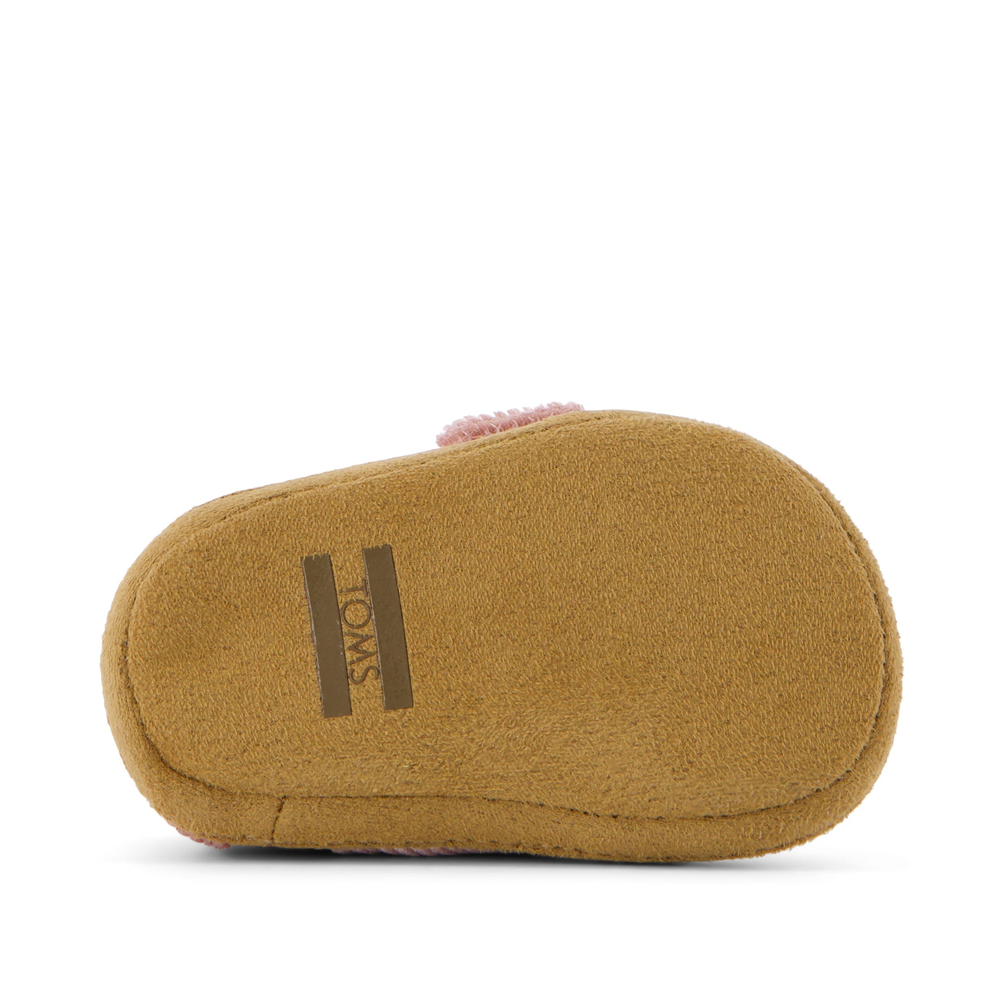 Layette Alpargata Vintage Pink Toddler Crib Shoe Bottom Sole View