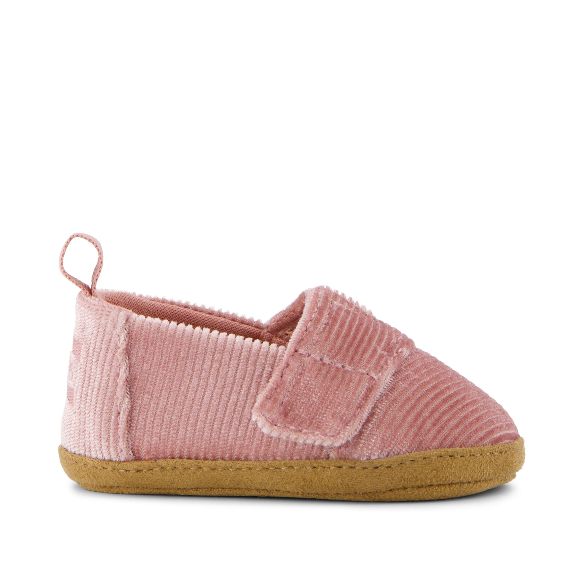 Layette Alpargata Vintage Pink Toddler Crib Shoe Side View