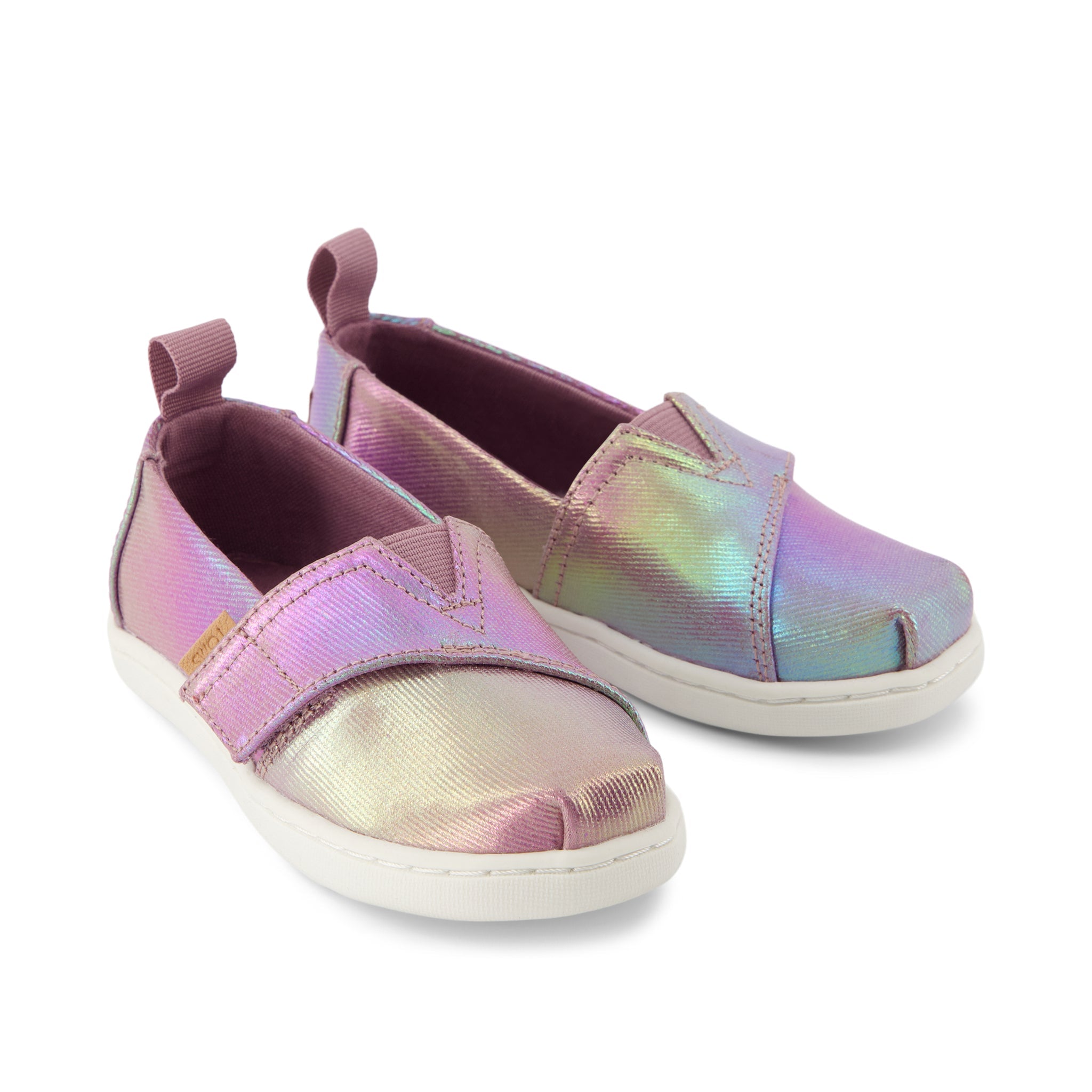 Alpargata Purple Iridescent Toddler Shoe Front View