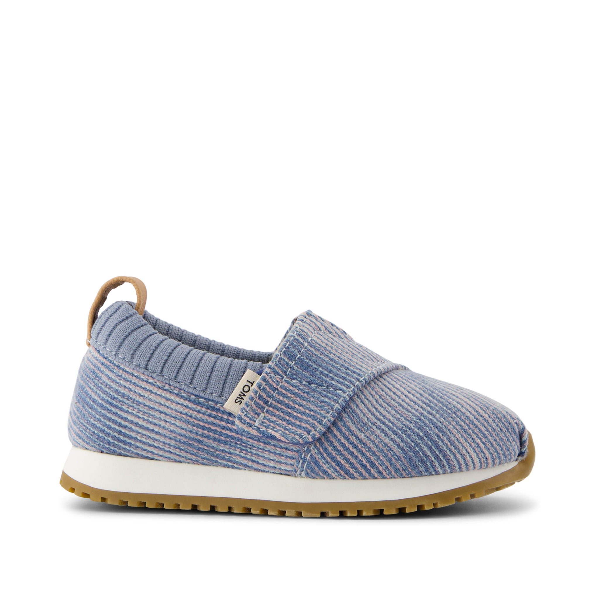 Resident Pastel Blue Denim Toddler Sneaker Side View