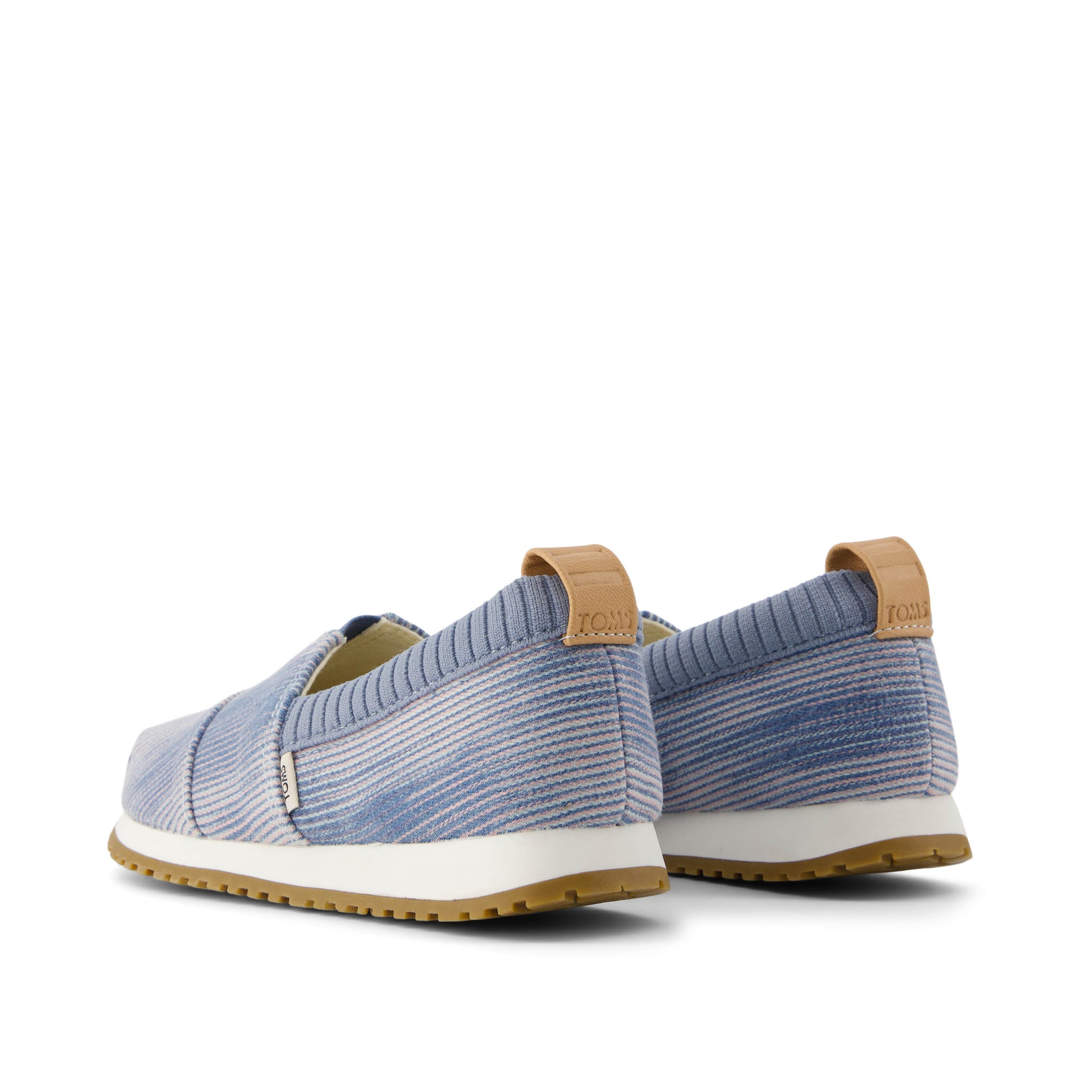Youth Resident Pastel Blue Denim Kids Sneaker Back View