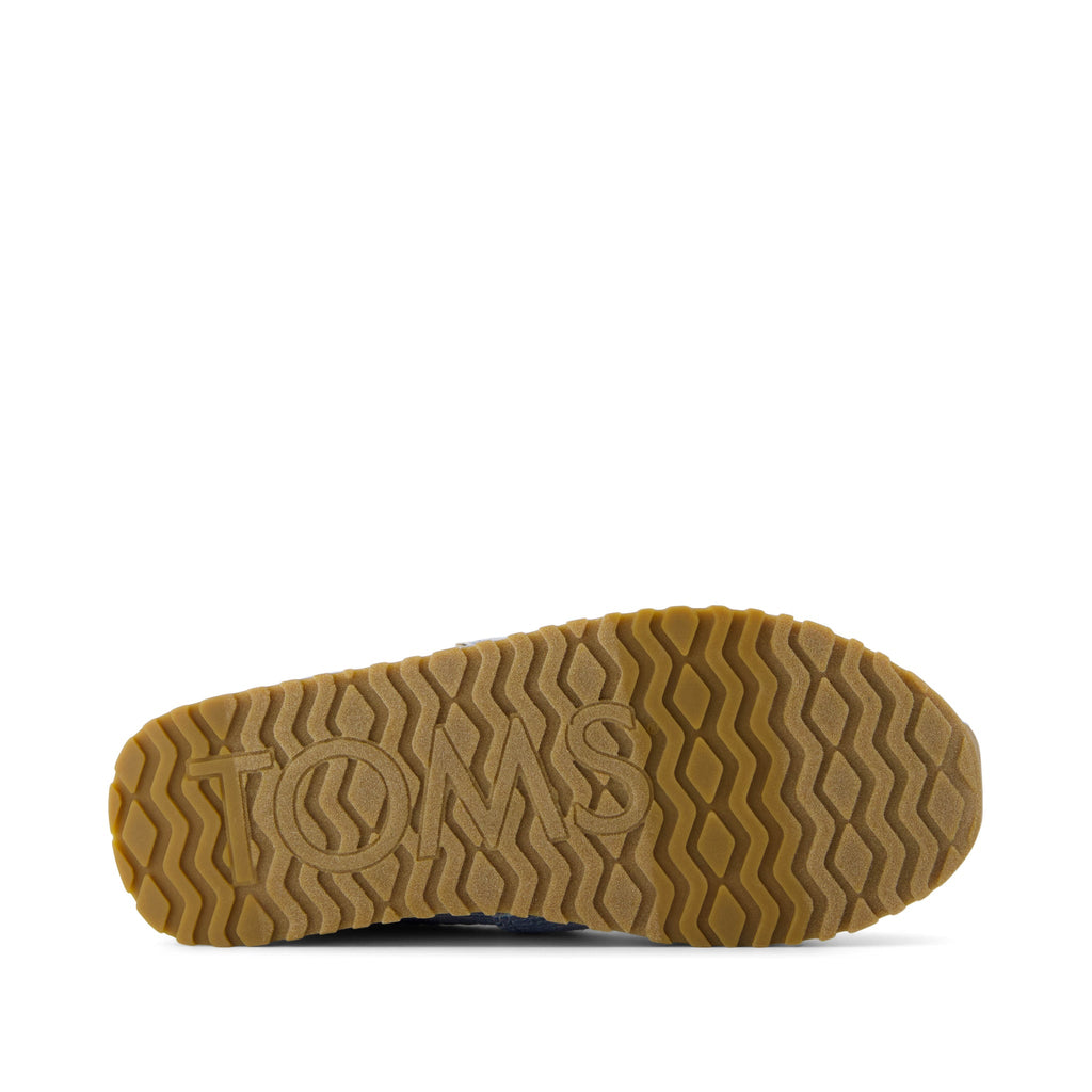 Youth Resident Pastel Blue Denim Kids Sneaker Bottom Sole View