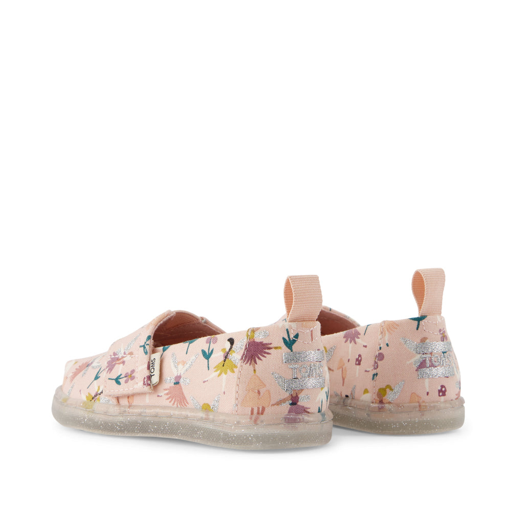 Alpargata Glitter Fairy Garden Toddler Shoe Back View