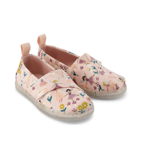 Alpargata Glitter Fairy Garden Toddler Shoe Front View