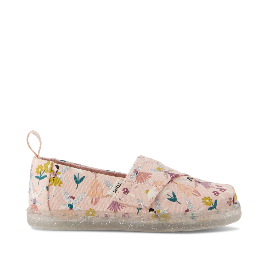 Alpargata Glitter Fairy Garden Toddler Shoe Side View