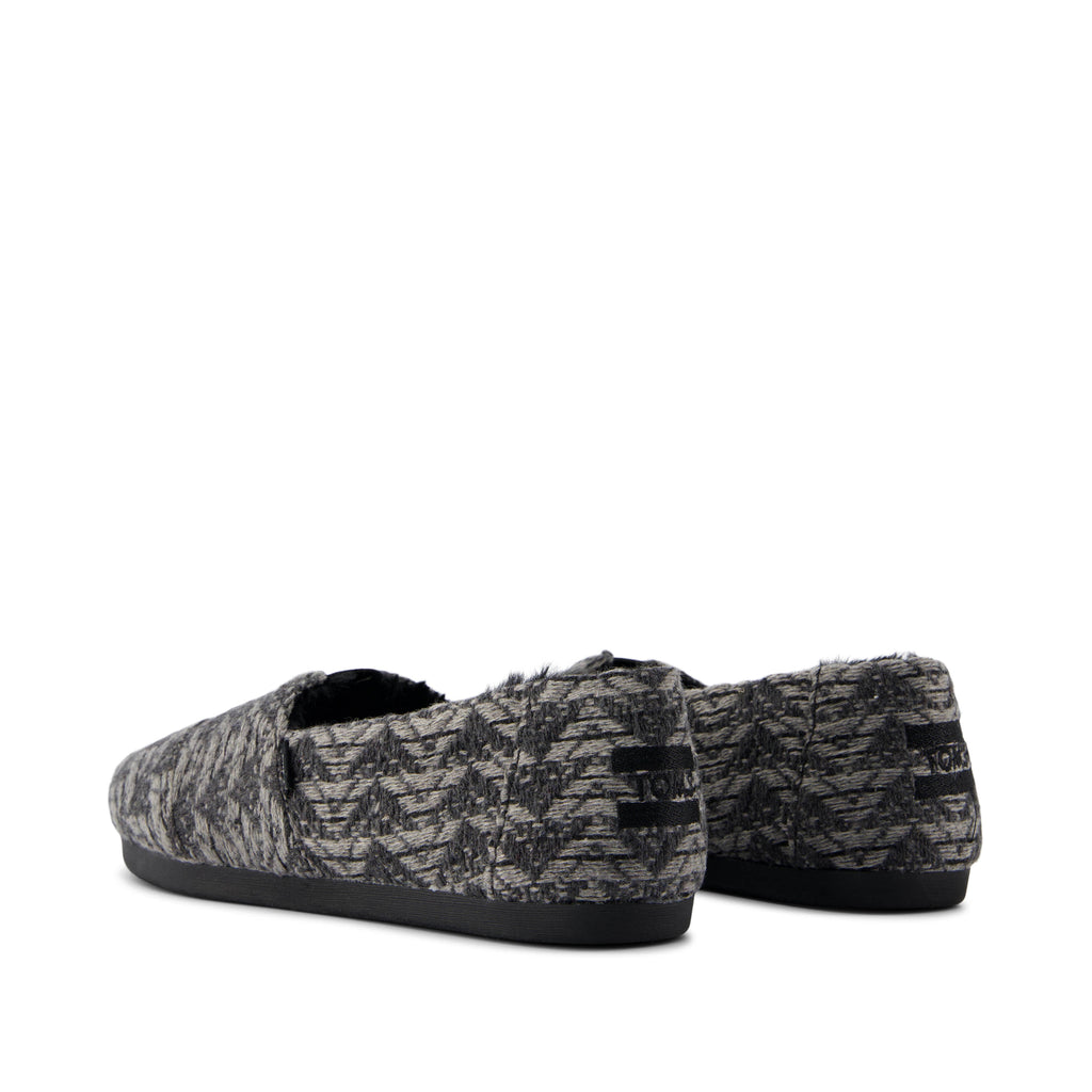 Alpargata Cloudbound - Black Cozy Global Woven Back View
