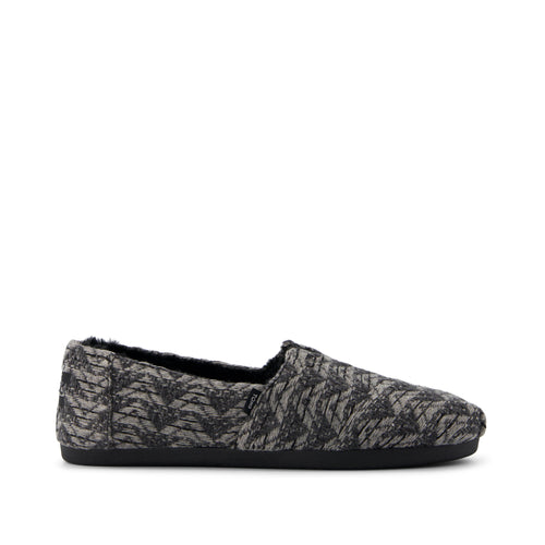 Alpargata Cloudbound - Black Cozy Global Woven Side View