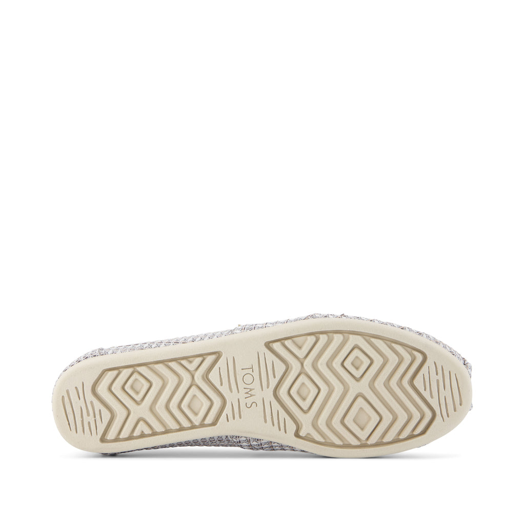 Alpargata Grey Waffle Knit Bottom Sole View