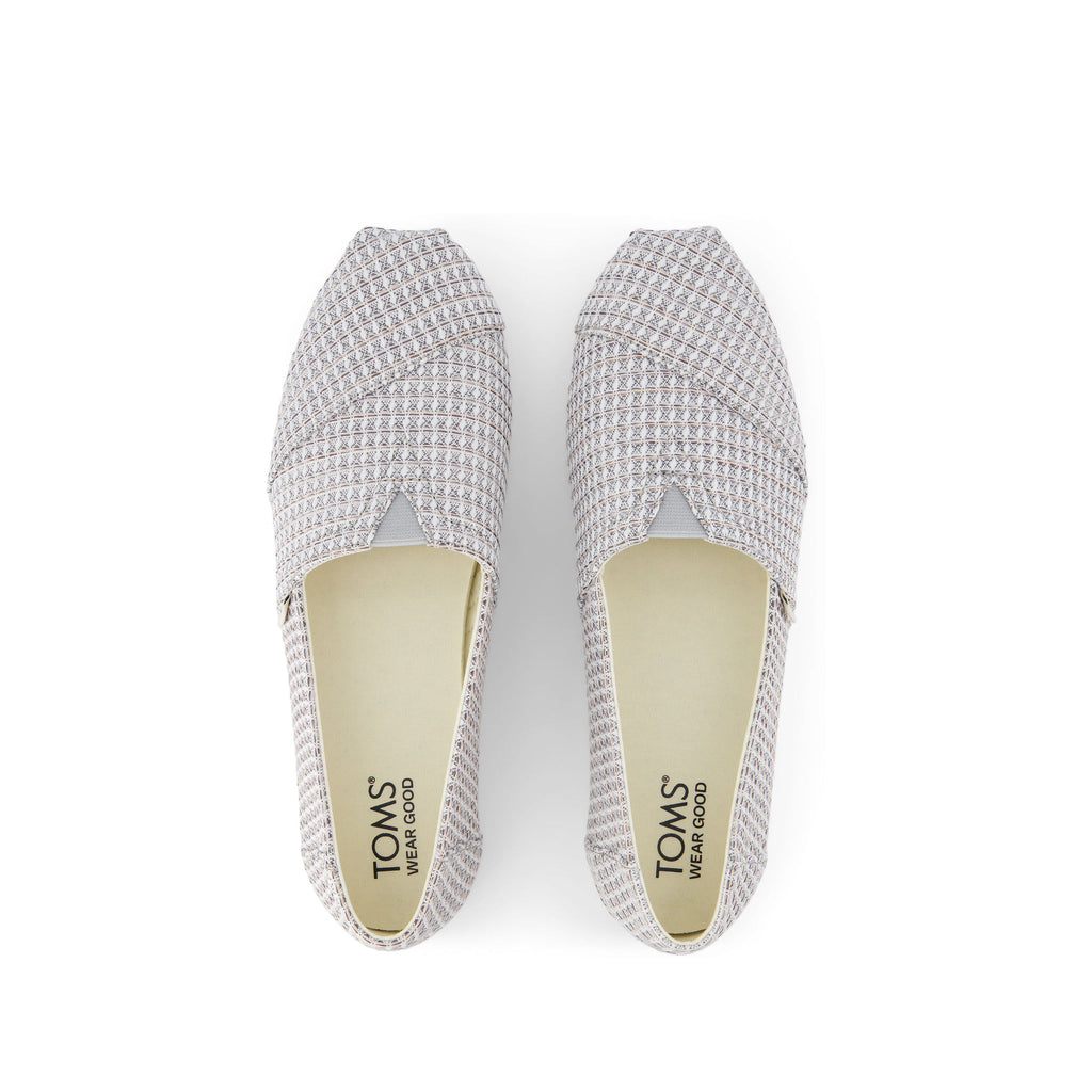 Alpargata Grey Waffle Knit Top View