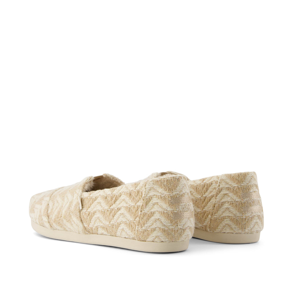 Alpargata Cloudbound - Natural Cozy Global Woven Back View