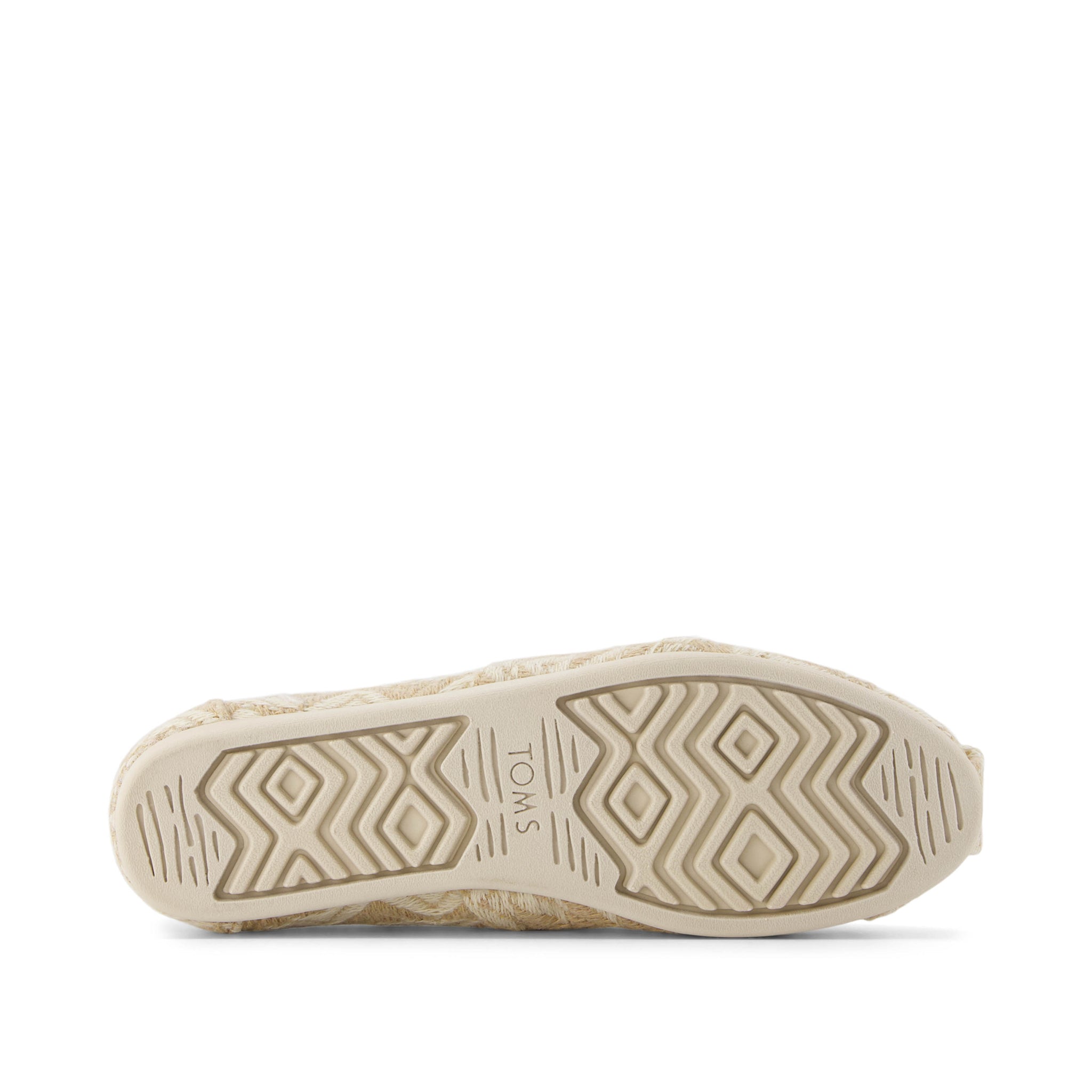 Alpargata Cloudbound - Natural Cozy Global Woven Bottom Sole View