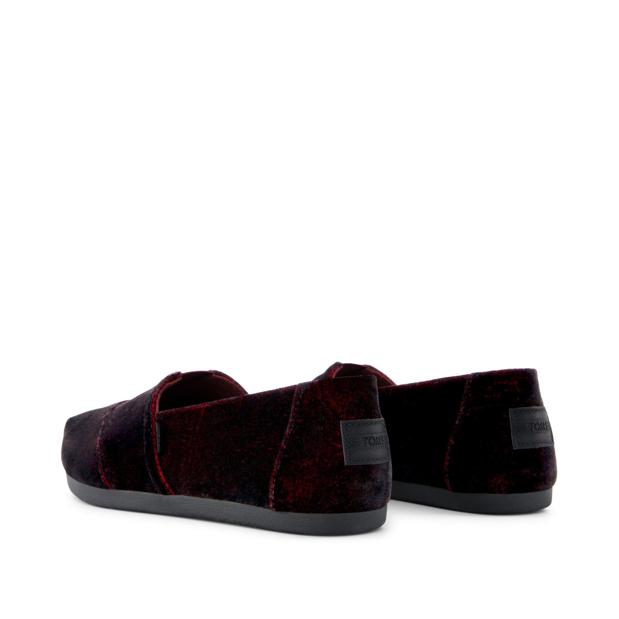 Alpargata Cloudbound - Burgundy Jewel Velvet Back View