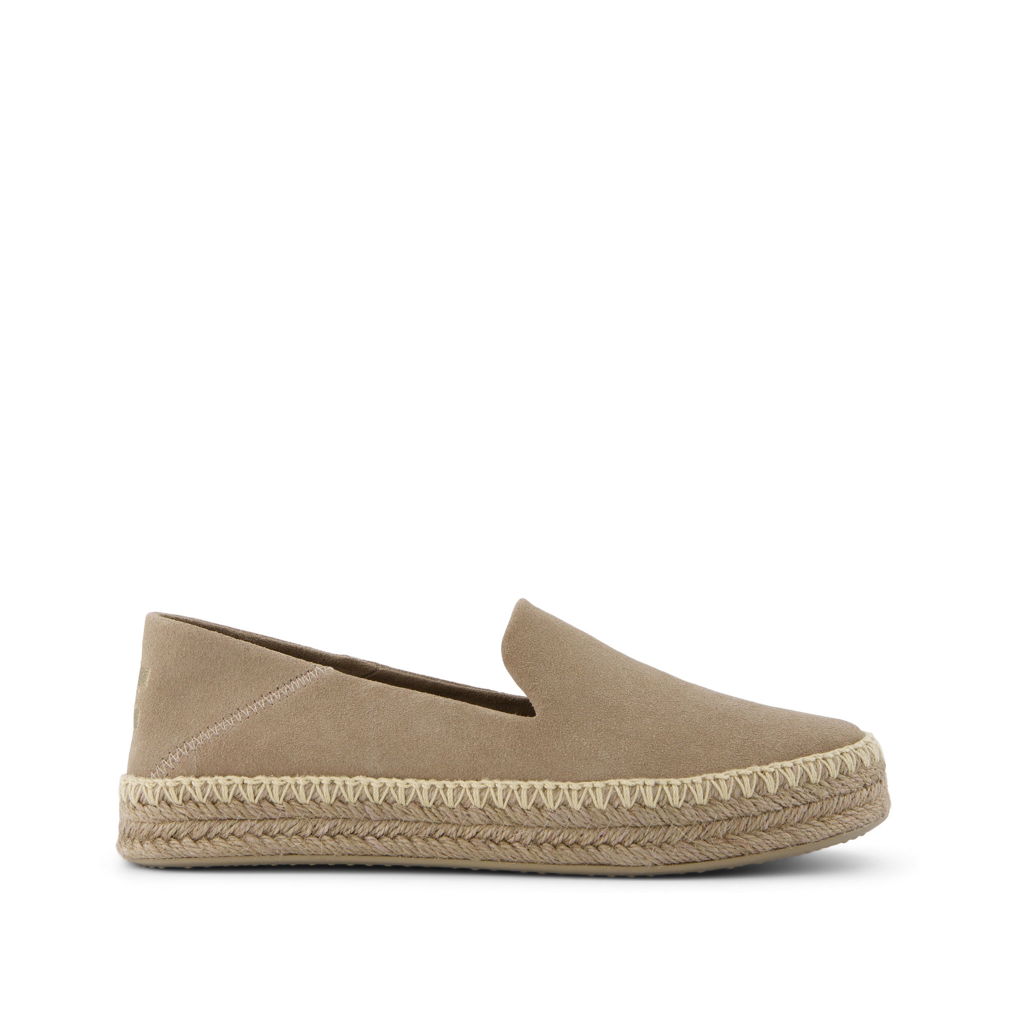 Carolina Dune Deco Stitch Espadrille Side View