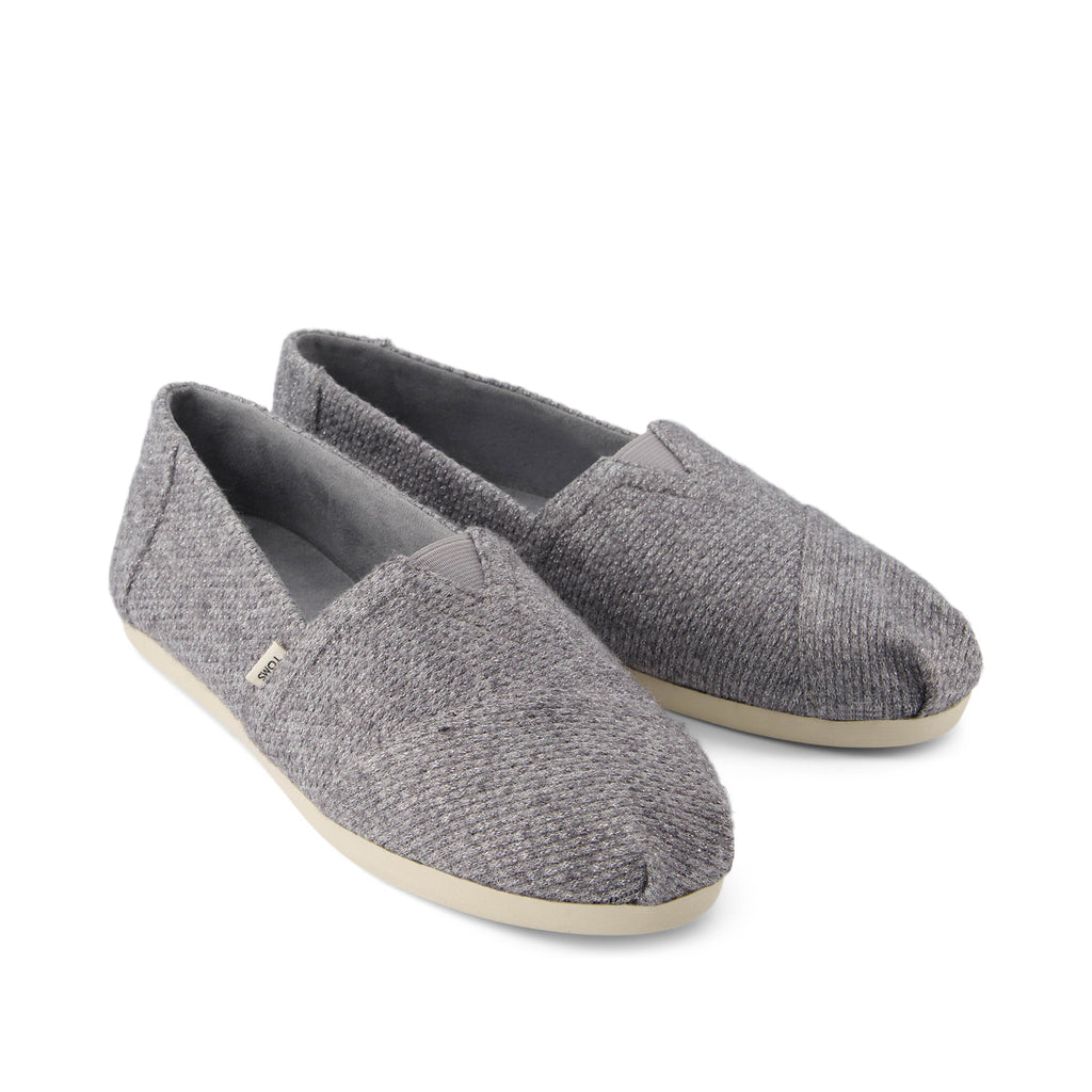 Alpargata Cloudbound - Grey Sparkle Knit Front View