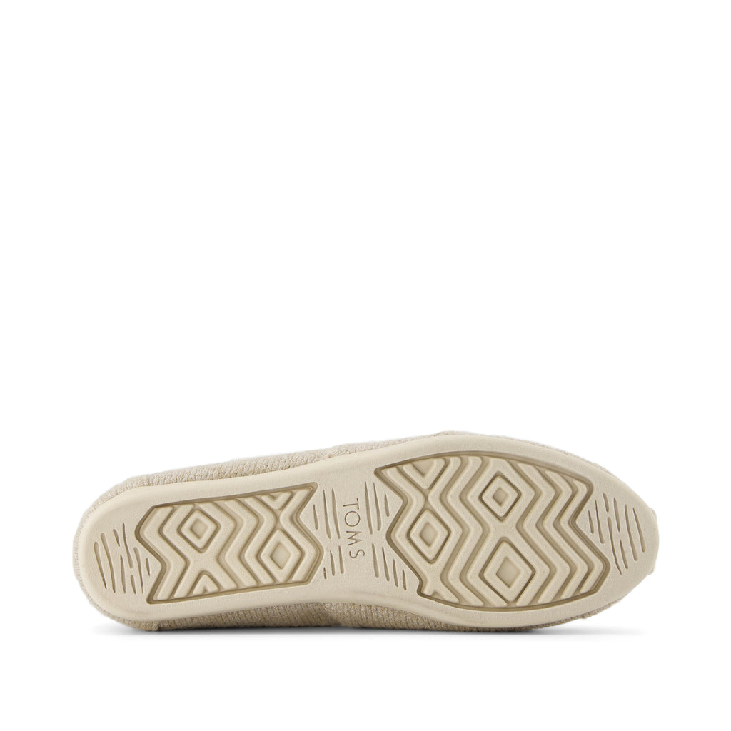 Alpargata Cloudbound - Natural Sparkle Knit Bottom Sole View