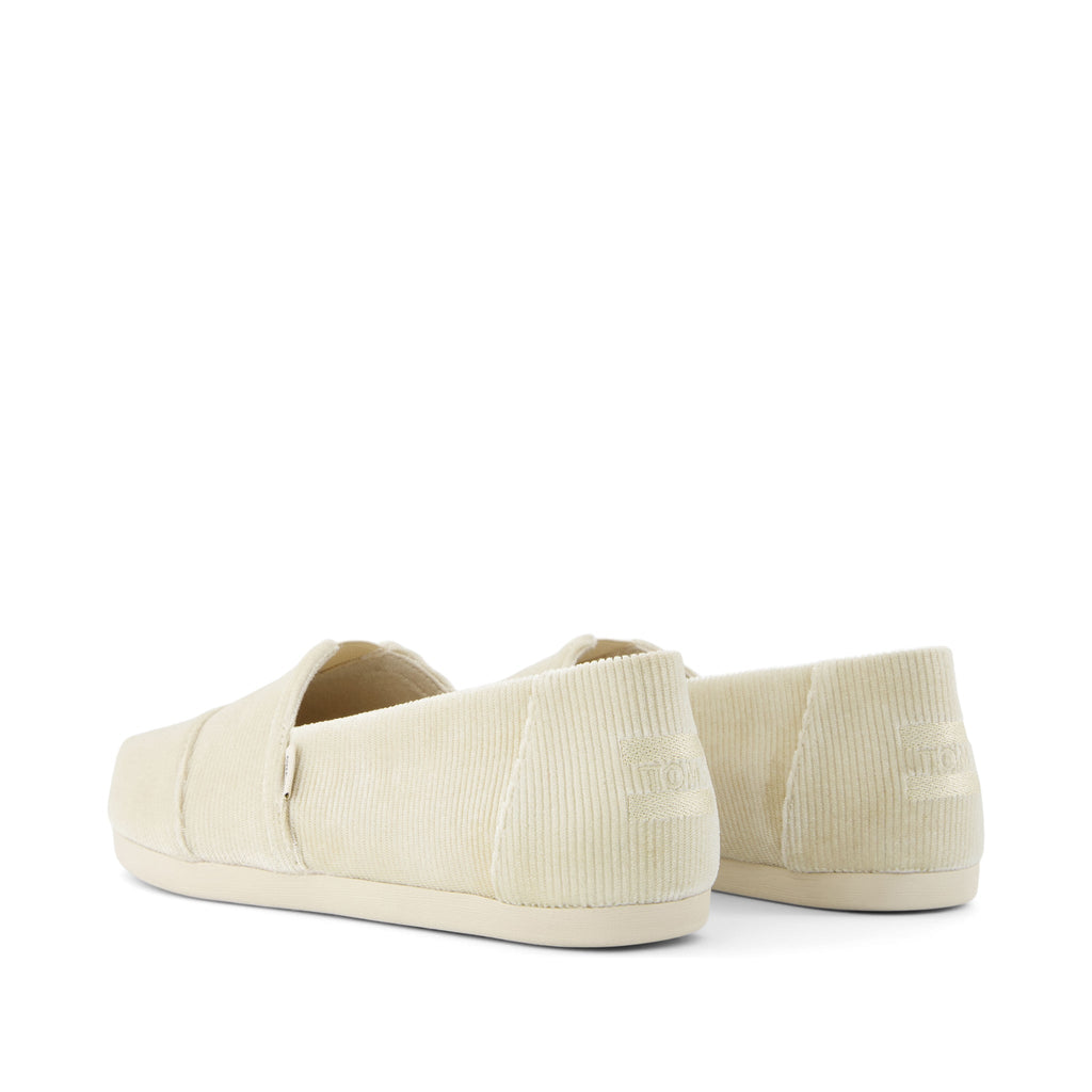 Alpargata Natural Corduroy Back View