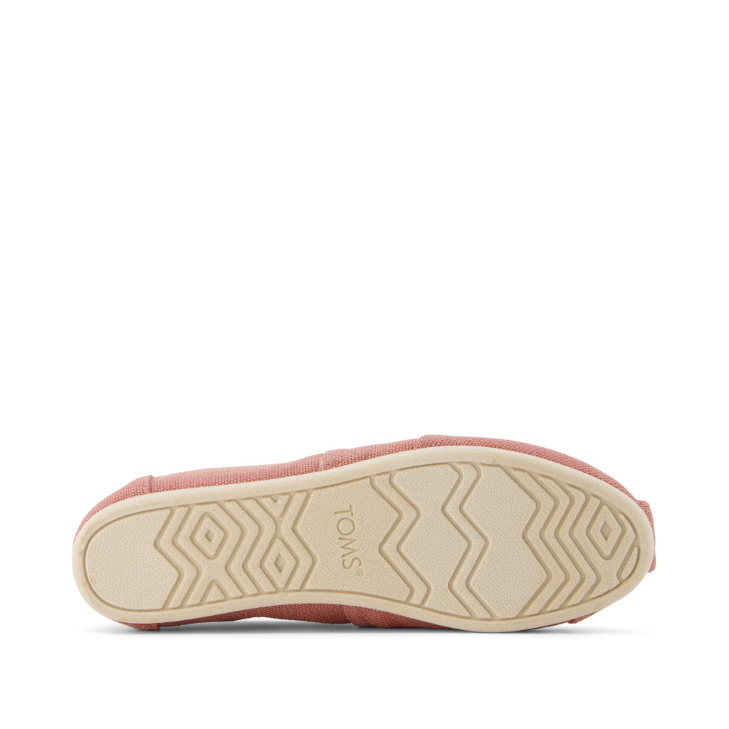Alpargata Vintage Pink Heritage Canvas Bottom Sole View