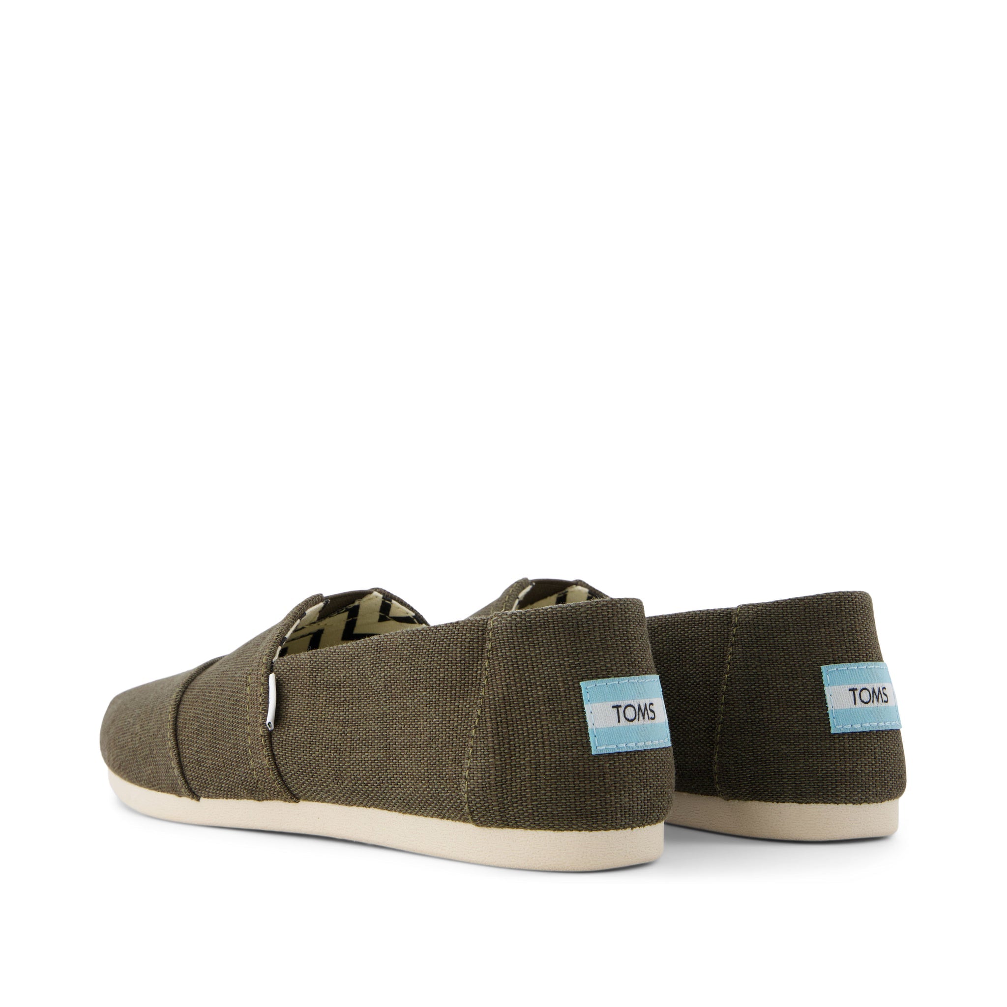 Alpargata Olive Heritage Canvas Back View