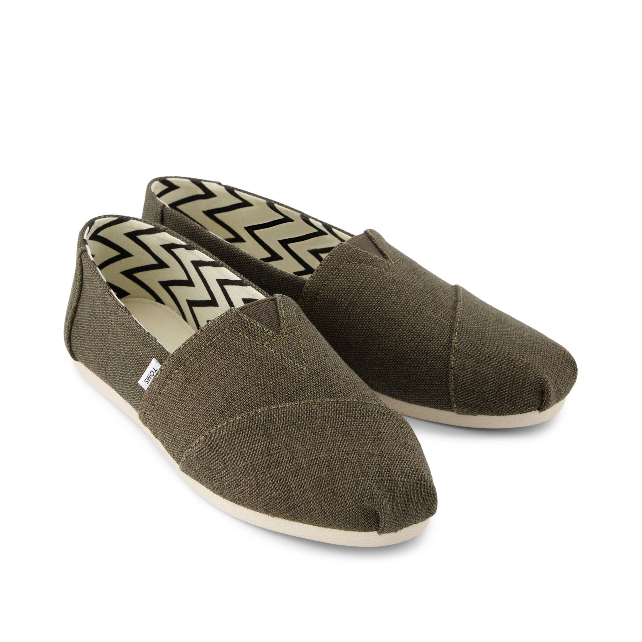 Alpargata Olive Heritage Canvas Front View