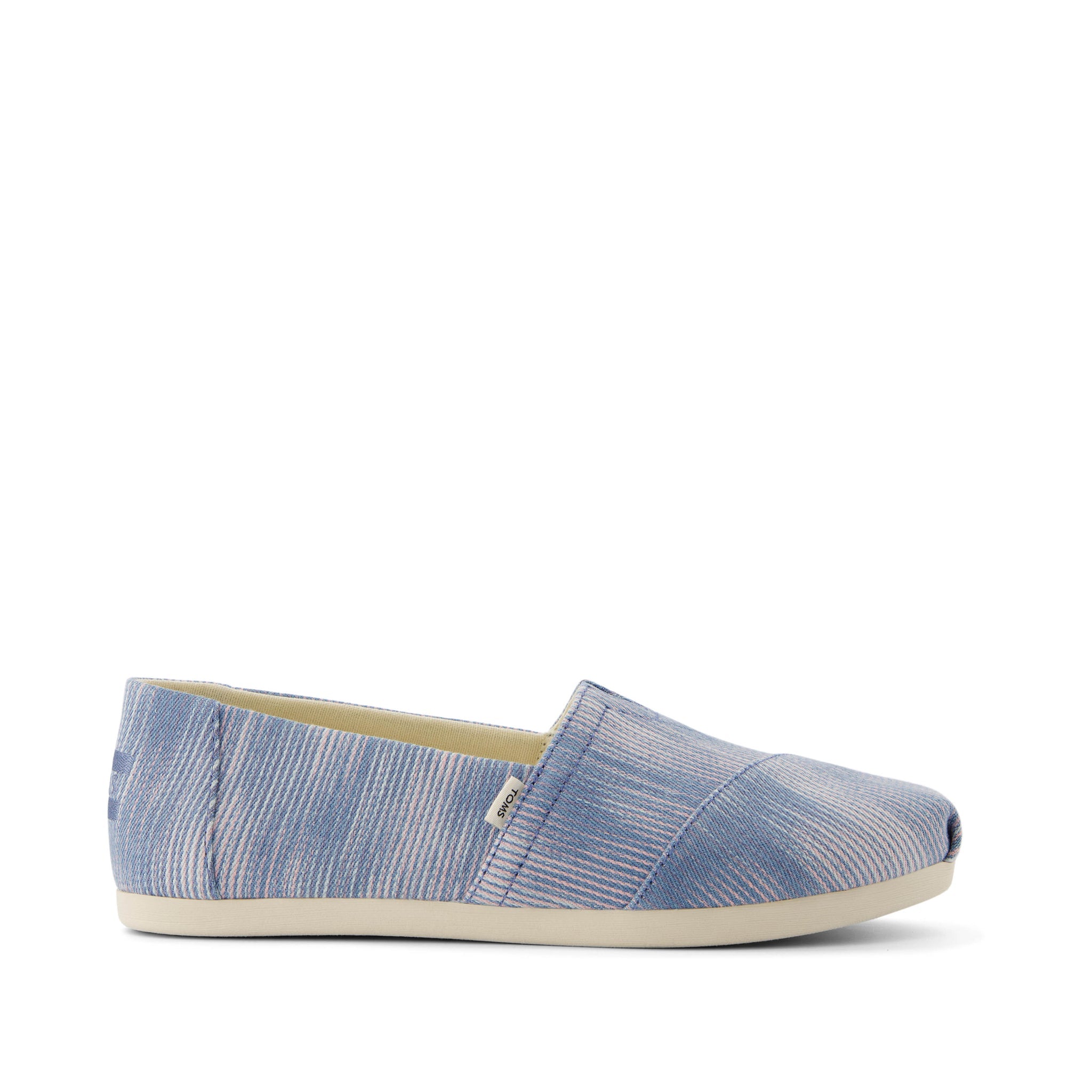Alpargata Pastel Blue Novelty Denim Side View