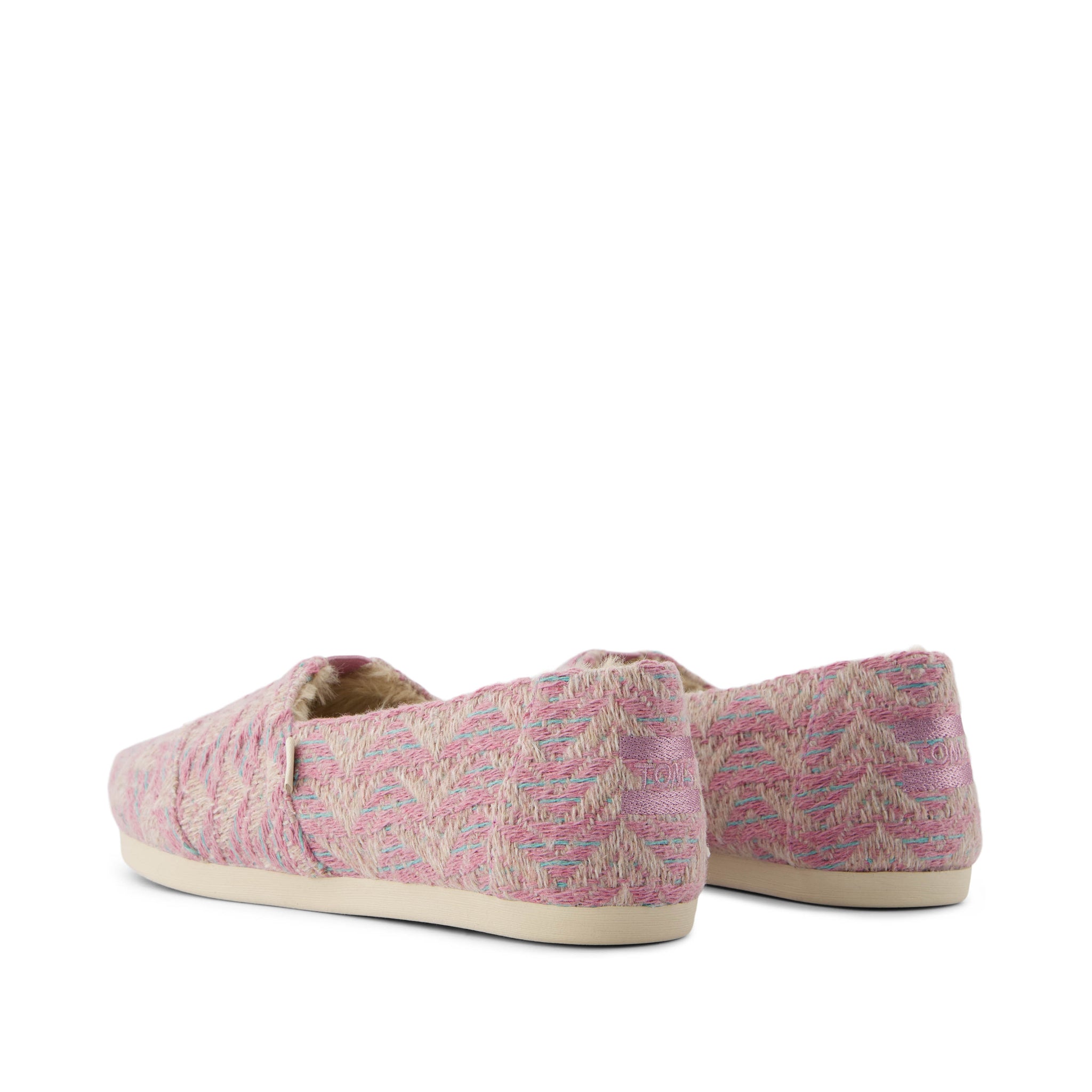Alpargata Cloudbound - Pink Cozy Global Woven Back View