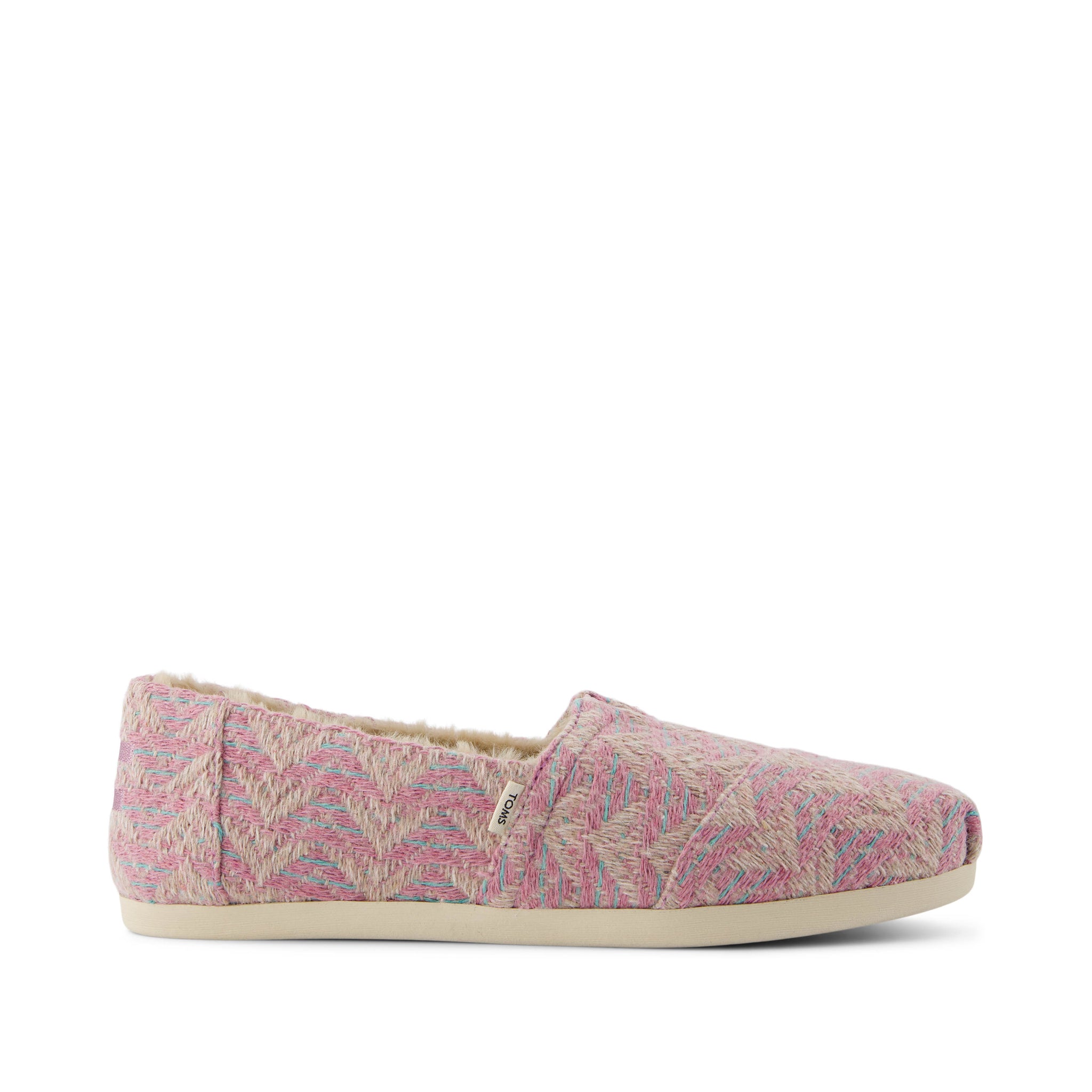 Alpargata Cloudbound - Pink Cozy Global Woven Side View