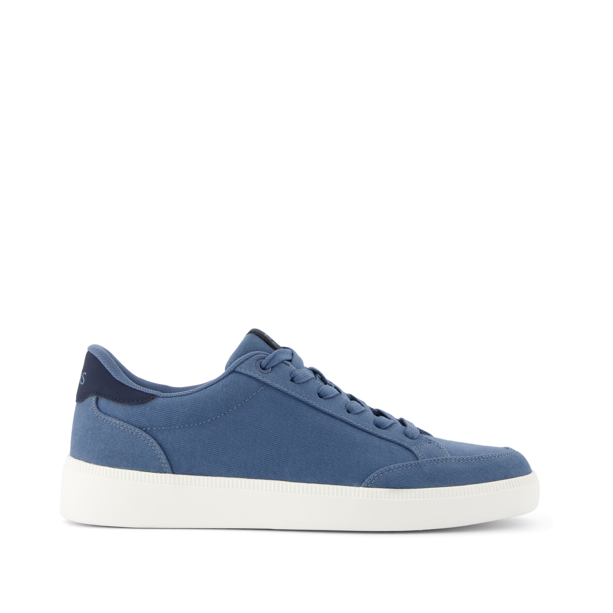 TRVL LITE Rio Slate Blue Vintage Twill Sneaker Side View