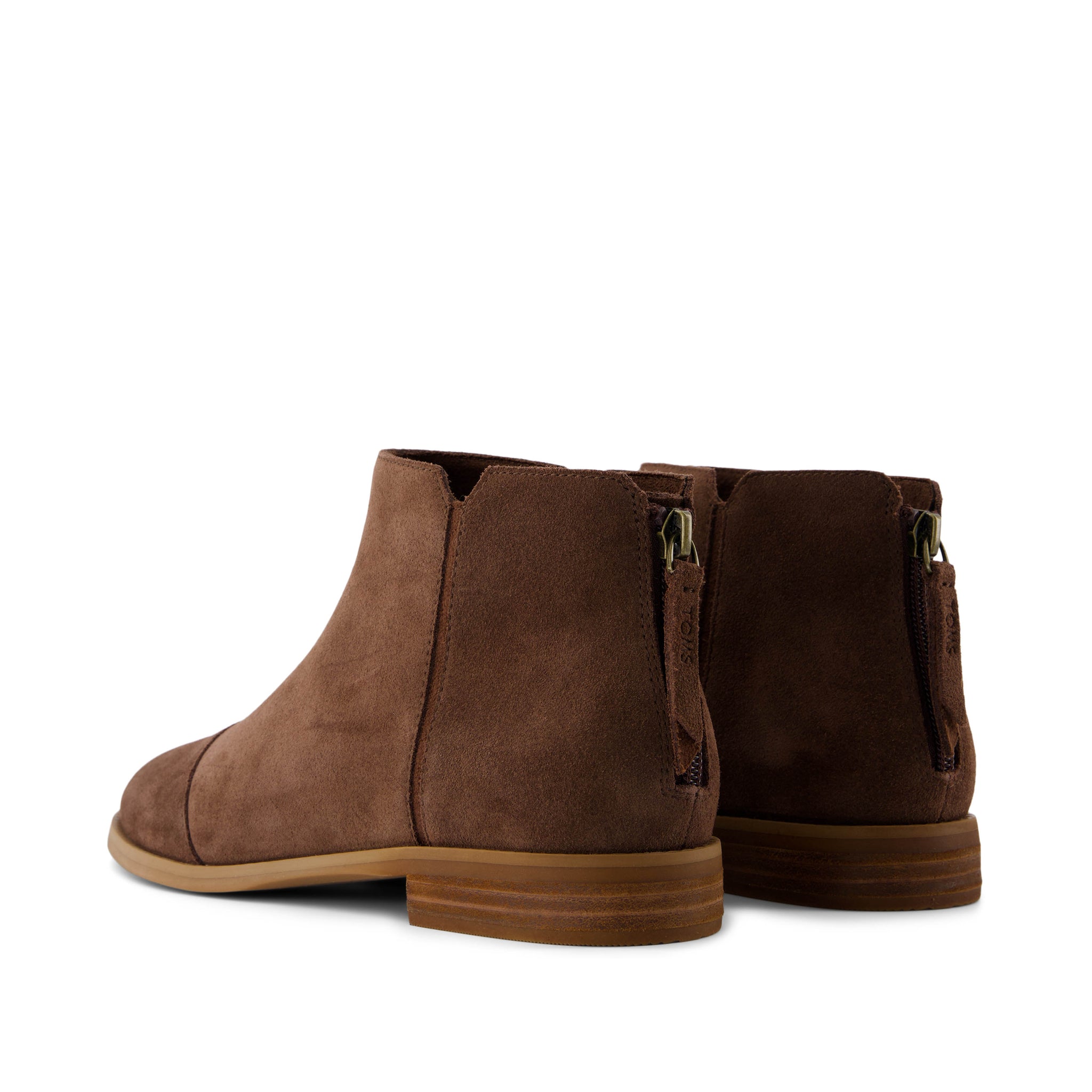 Rylie Dark Brown Suede Boot Back View