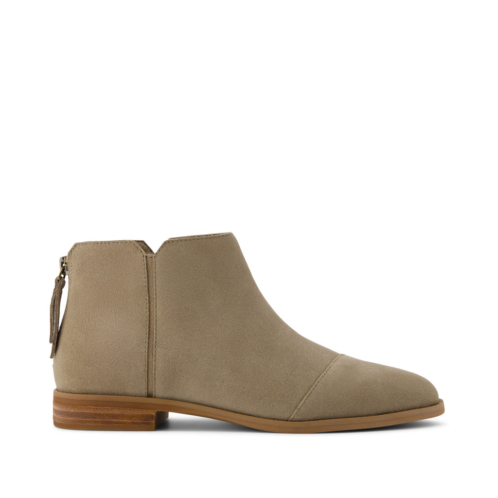 Rylie Natural Suede Boot Side View