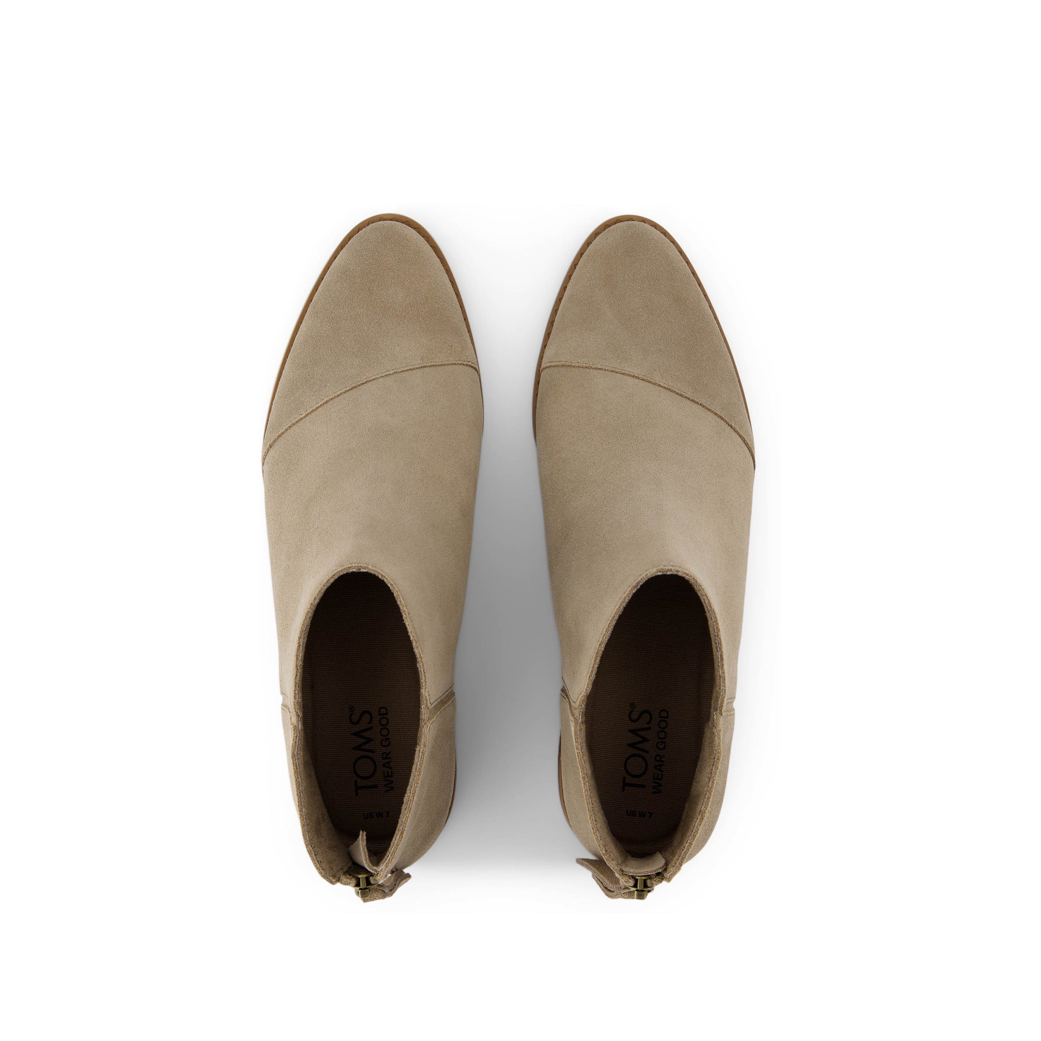 Rylie Natural Suede Boot Top View