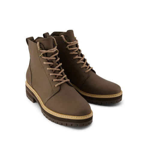 Wylder Boot - Water Resistant Canteen Nubuck Leather Front View