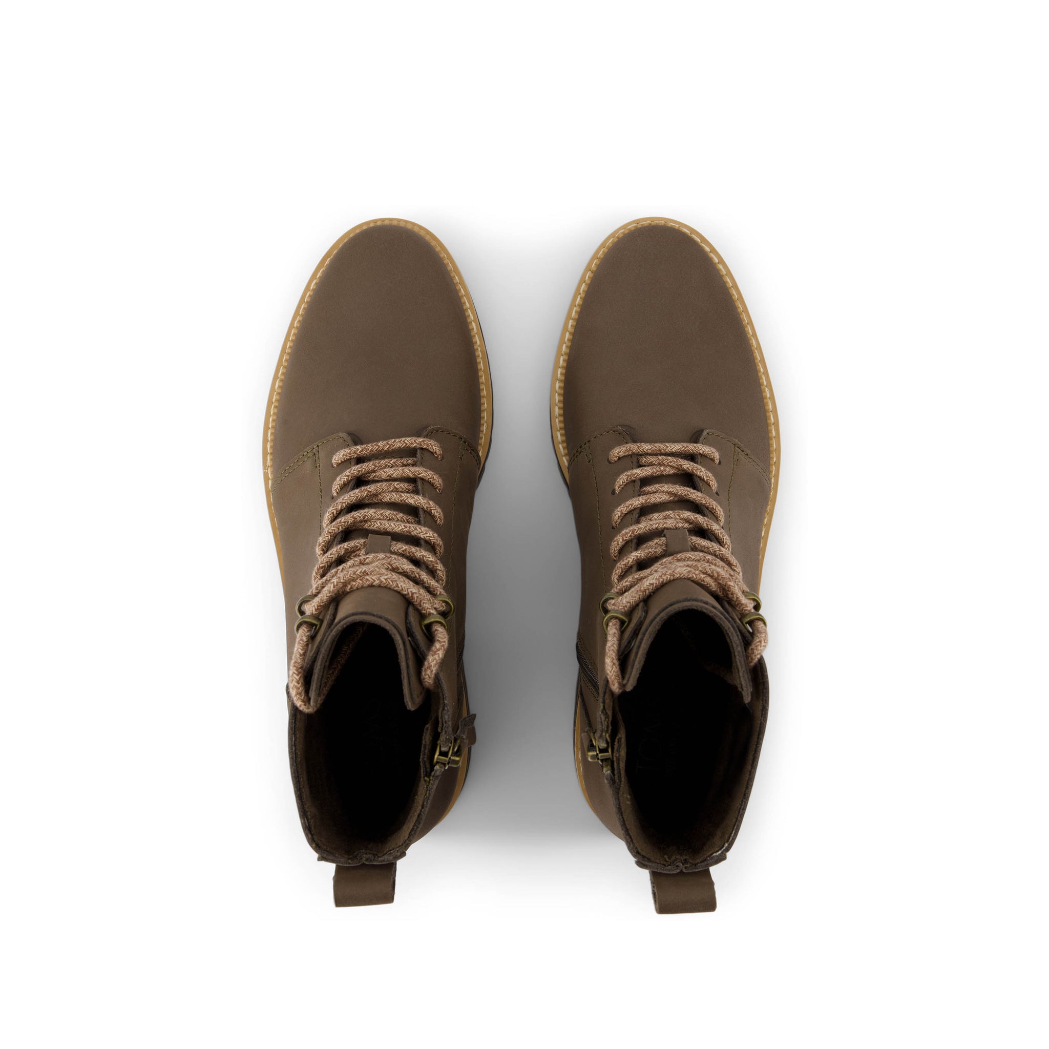 Wylder Boot - Water Resistant Canteen Nubuck Leather Top View