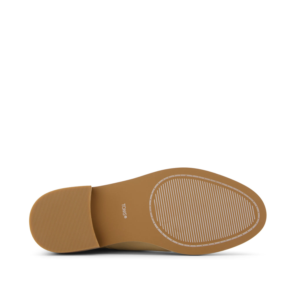 Charlie Boot - Oatmeal Leather Bottom Sole View