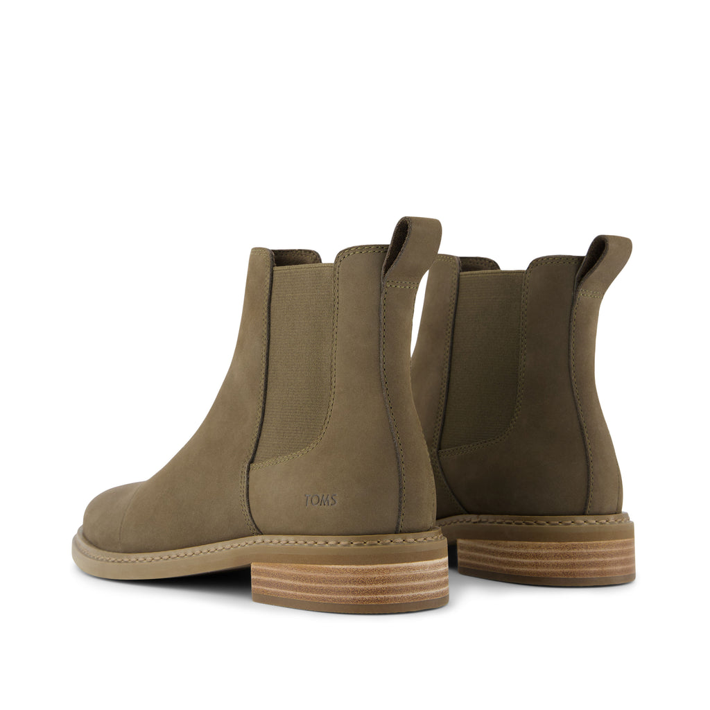 Charlie Boot - Canteen Leather Back View