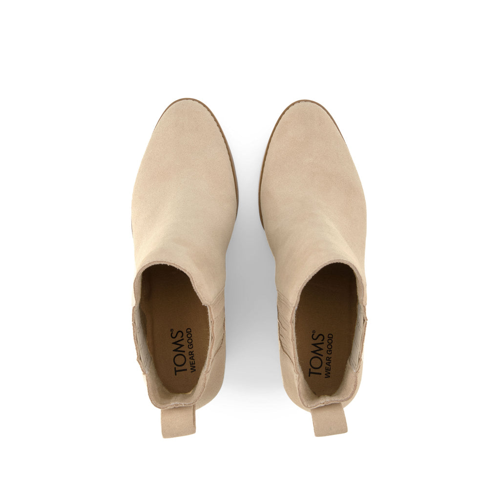 Noa Natural Suede Boot Top View
