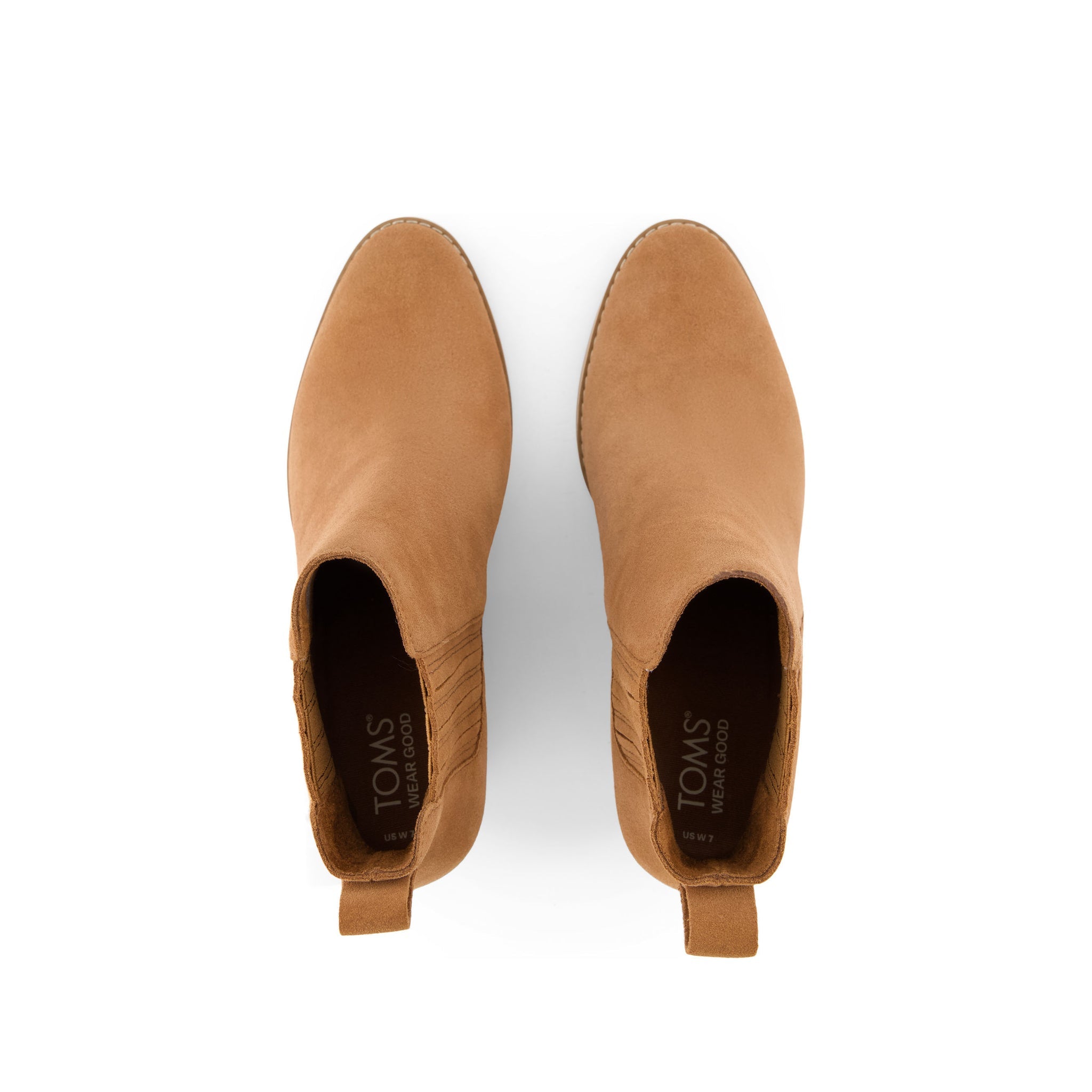 Noa Brown Suede Boot Top View