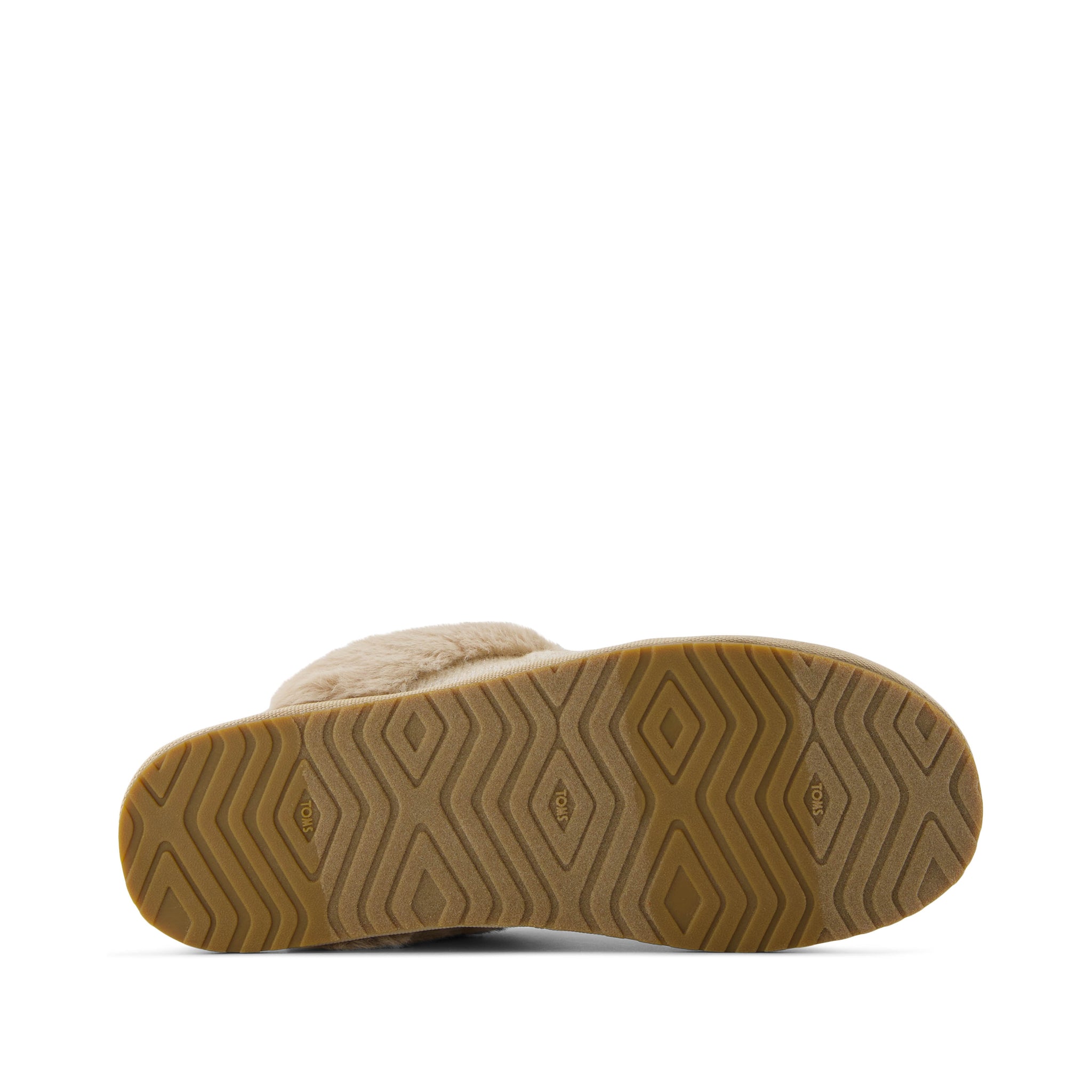 Valerie Slipper - Oatmeal Sparkle Knit Bottom Sole View